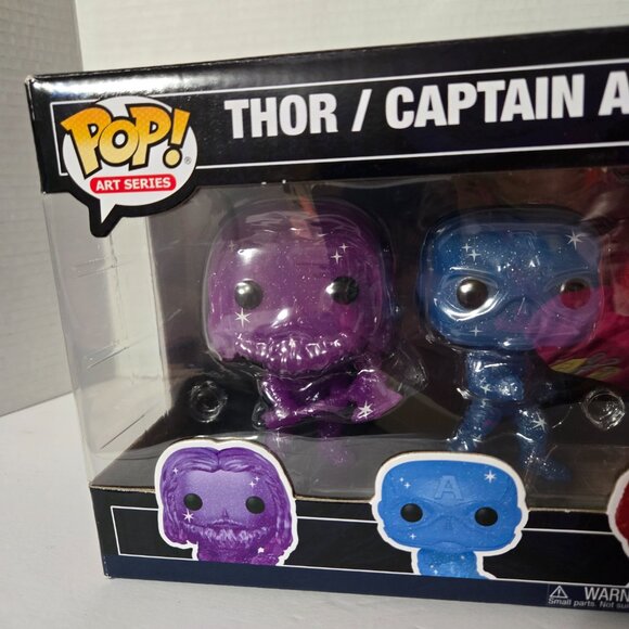 Pop! Art Series - Marvel Infinity Saga - Avengers w/ Base (6 Pack) - Amazon Exc - Picture 4 of 11